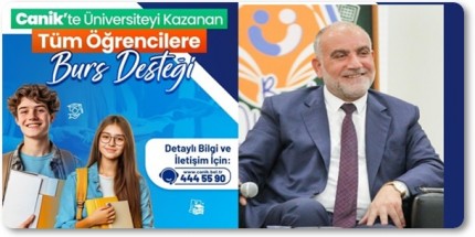 Canik Belediyesi’nin Burs Desteği 3 Yıldır Kesintisiz Sürüyor